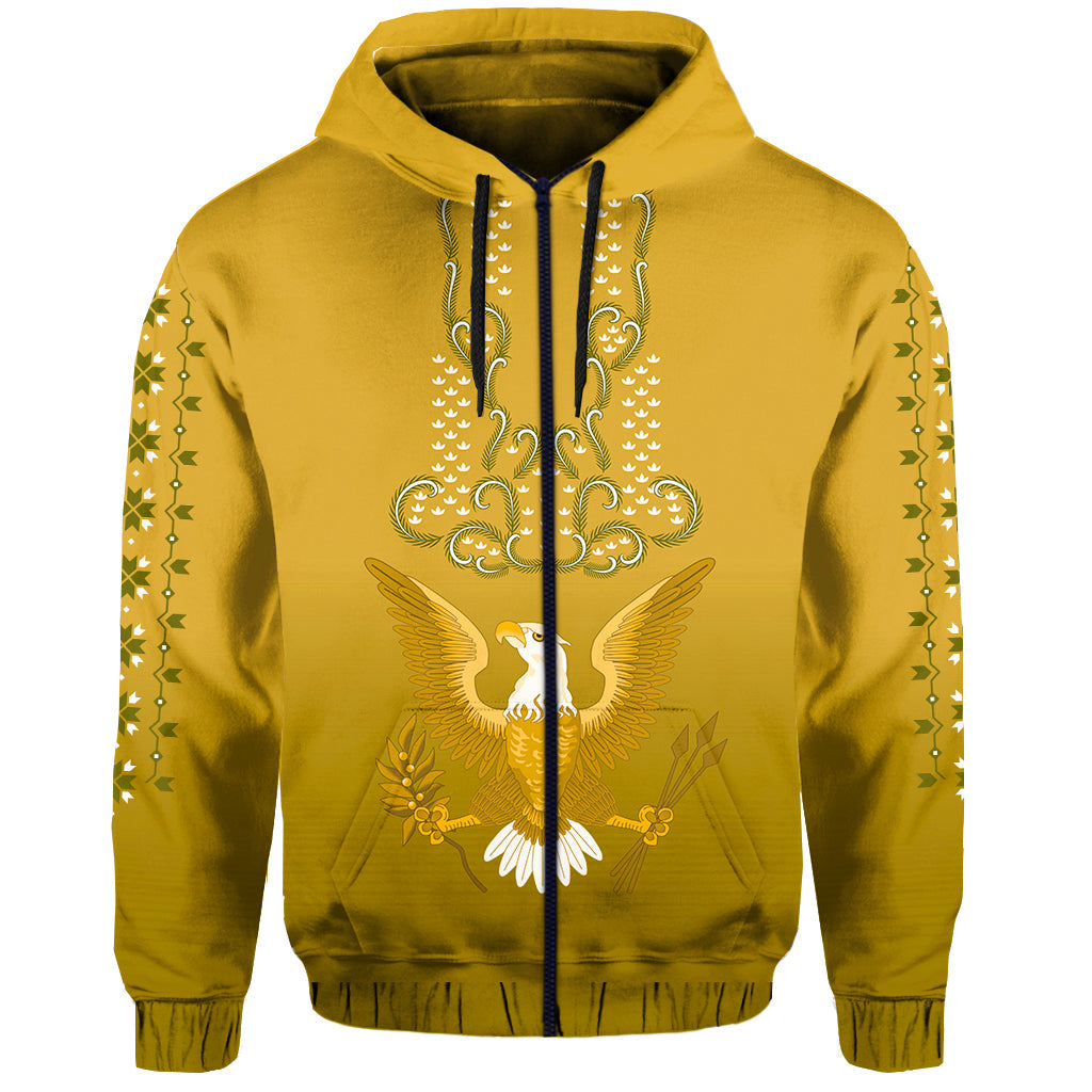 Philippines Hoodie Sun Filipino Gold Barong LT13 - Wonder Print Shop