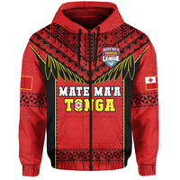 Tonga Rugby Hoodie Mate Maa Tonga Pacific Ngatu Black - Wonder Print Shop