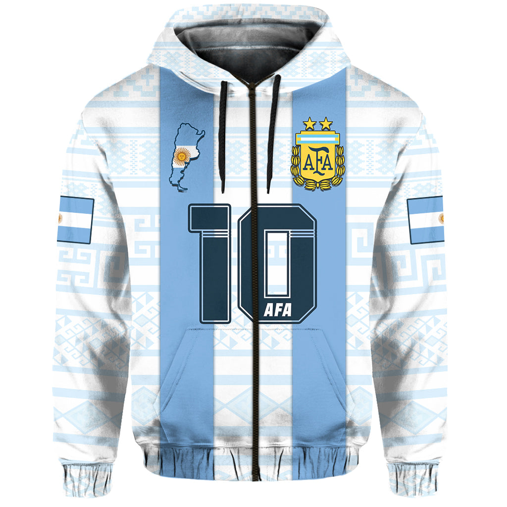 Custom Argentina Football 2022 Hoodie Vamos La Albiceleste - Wonder Print Shop