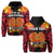 Custom Personalised Papua New Guinea Hoodie PNG Bird Of Paradise Polynesian Pattern - Wonder Print Shop