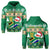 Custom South Africa Christmas Hoodie King Protea Geseende Kersfees - Wonder Print Shop