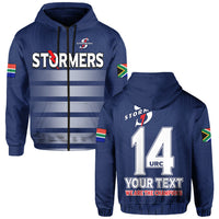 Custom Stormers South Africa Rugby Hoodie We Are The Champions URC Unity - Wonder Print Shop