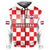 Custom Croatia Football Hoodie Hrvatska Checkerboard Red Version - Wonder Print Shop