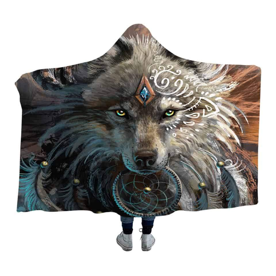 wolf-warrior-dreamcatcher-native-american-design-hooded-blanket