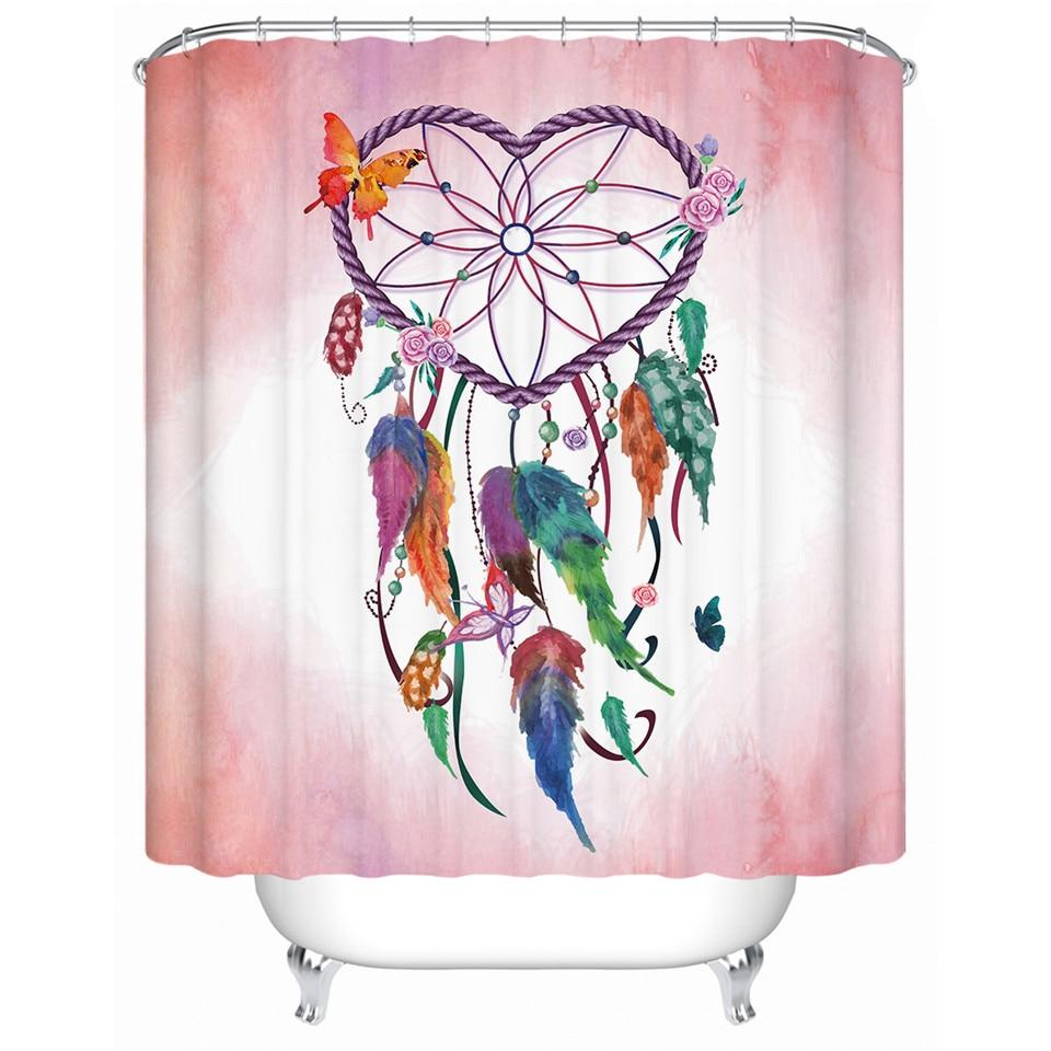 heart-dreamcatcher-flower-pink-blue-butterfly-native-american-design-shower-curtain