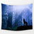 Native American Fantasy Lonely Wolf Wall Hanging Tapestry LT10 - Wonder Print Shop