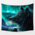 Native American Fantasy Lonely Wolf Wall Hanging Tapestry LT10 - Wonder Print Shop