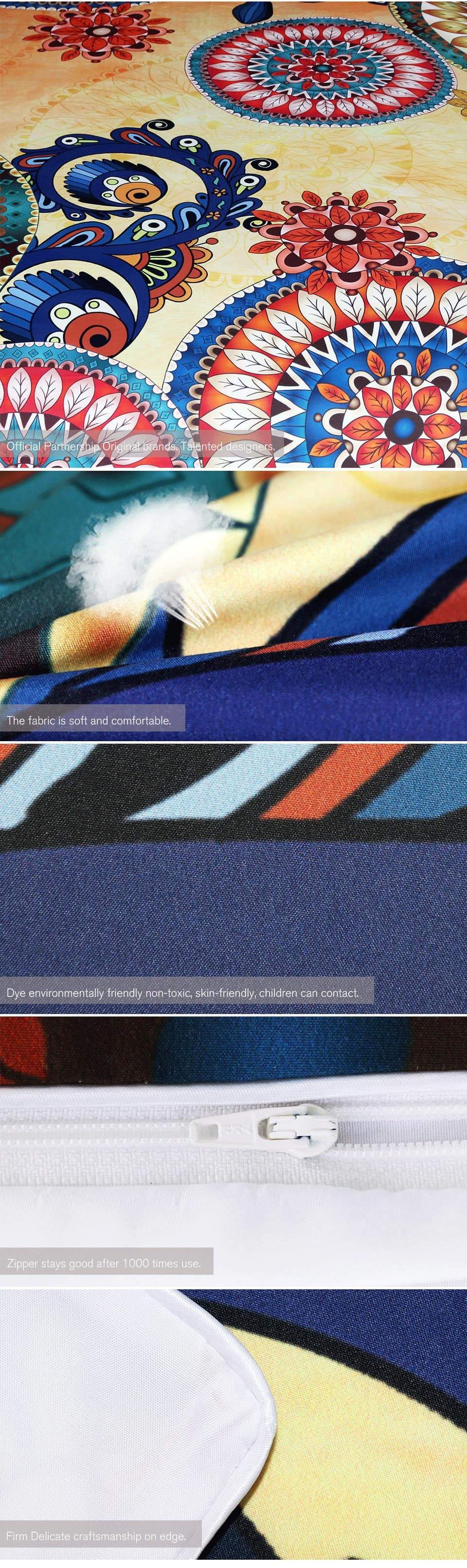 Mandala Flowers Native American Bedding Set LT10 - Wonder Print Shop