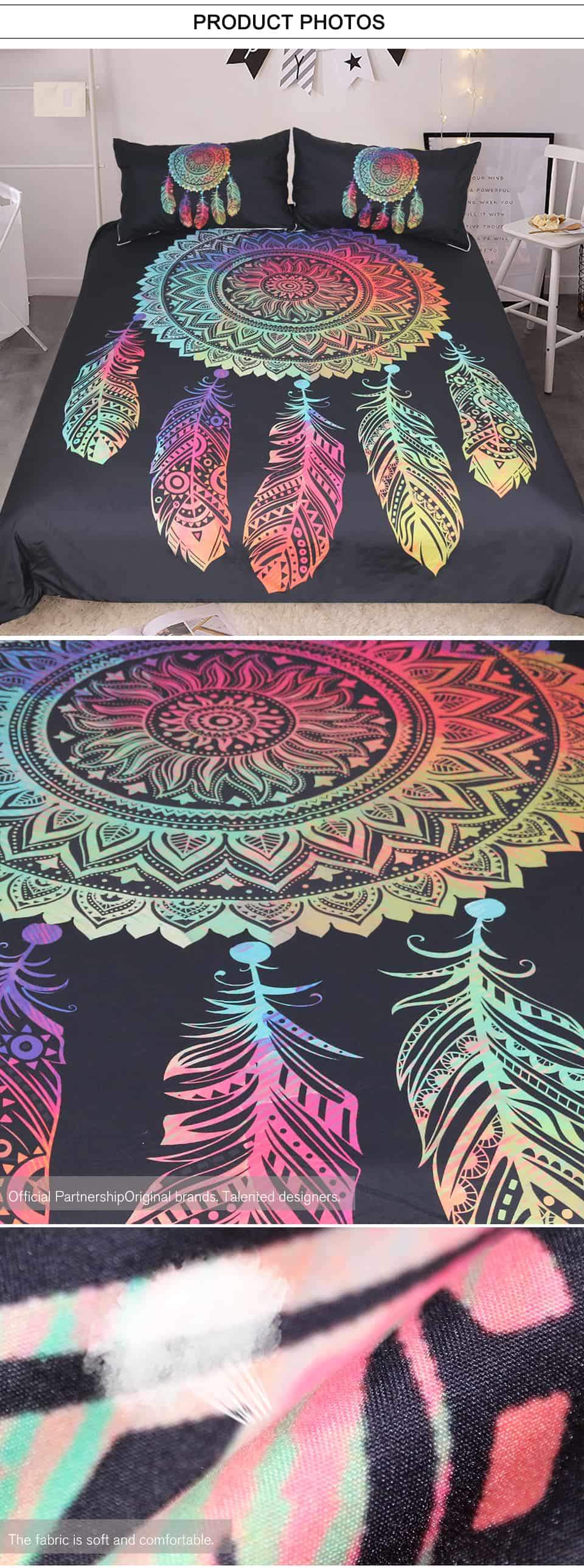 Mandala Dreamcatcher Native American Bedding Set LT10 - Wonder Print Shop