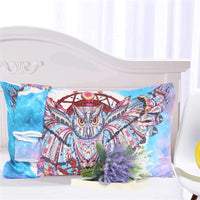 Dreamcatchers Owl Galaxy Native American Bedding Set LT10 - Wonder Print Shop