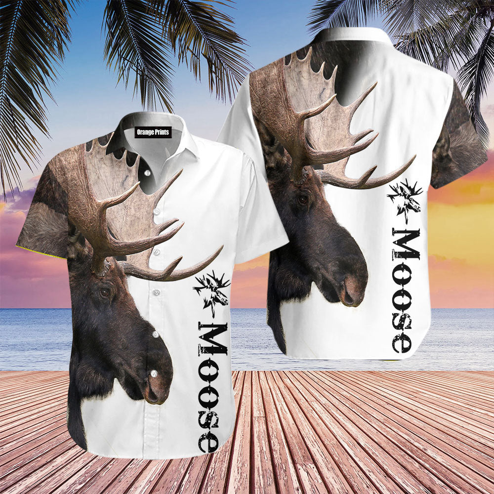 Moose Hawaiian Shirt - Wonder Print Shop