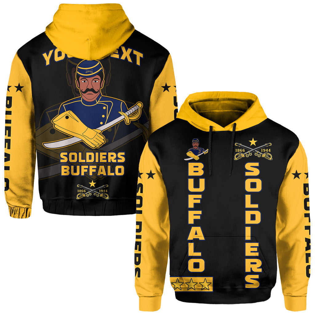 Custom Buffalo Soldiers Hoodie BSMC Club Adore Motorcycle LT13 - Wonder Print Shop