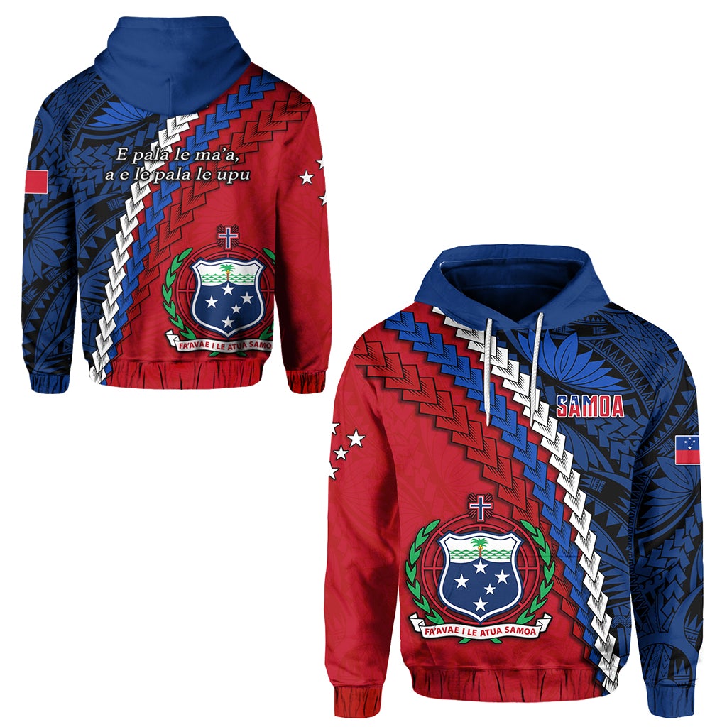 Samoa Polynesian Hoodie Quotes LT13 - Wonder Print Shop