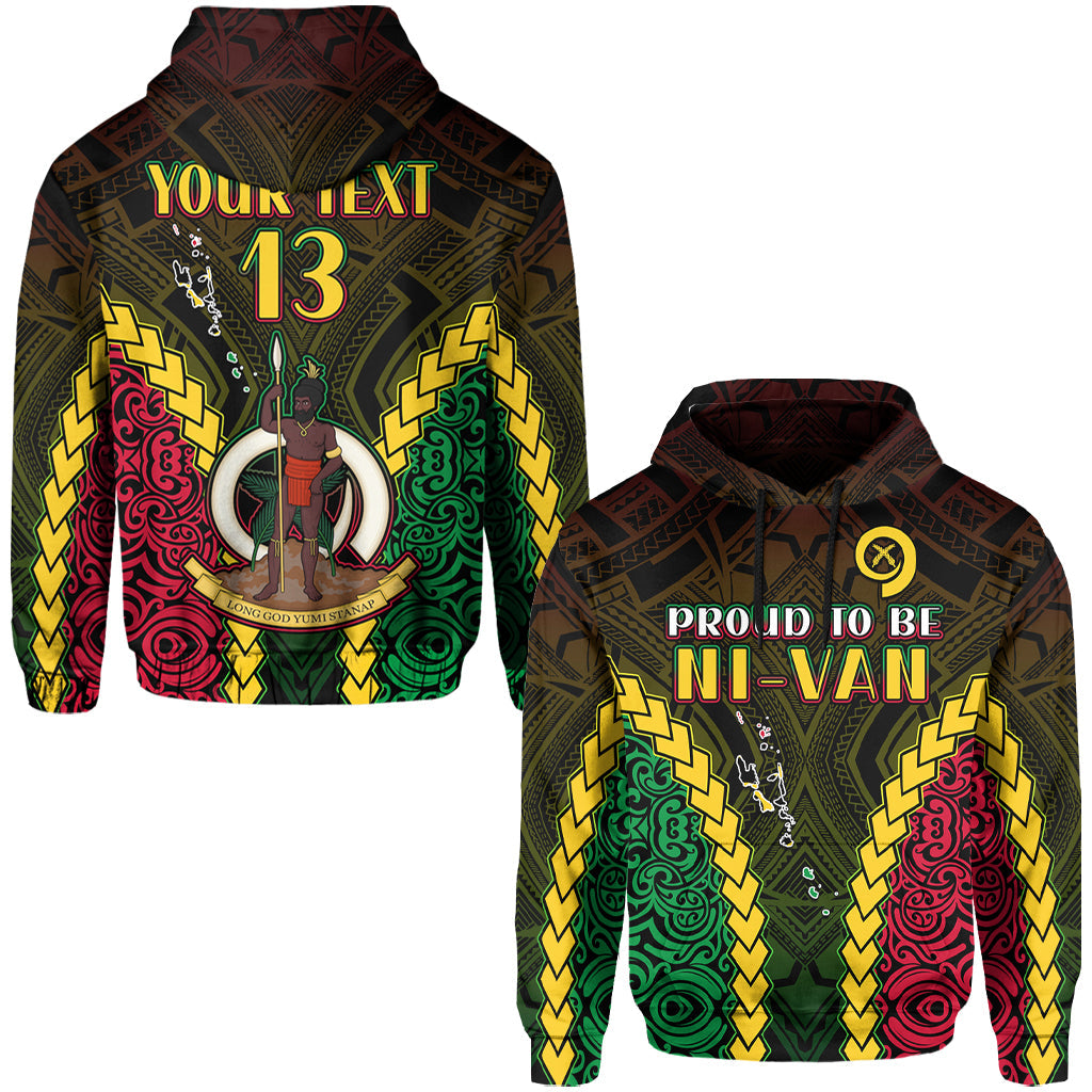 Custom Vanuatu Indigenous Hoodie Proud To Be Ni Vanuatu Polynesian Pattern LT13 - Wonder Print Shop