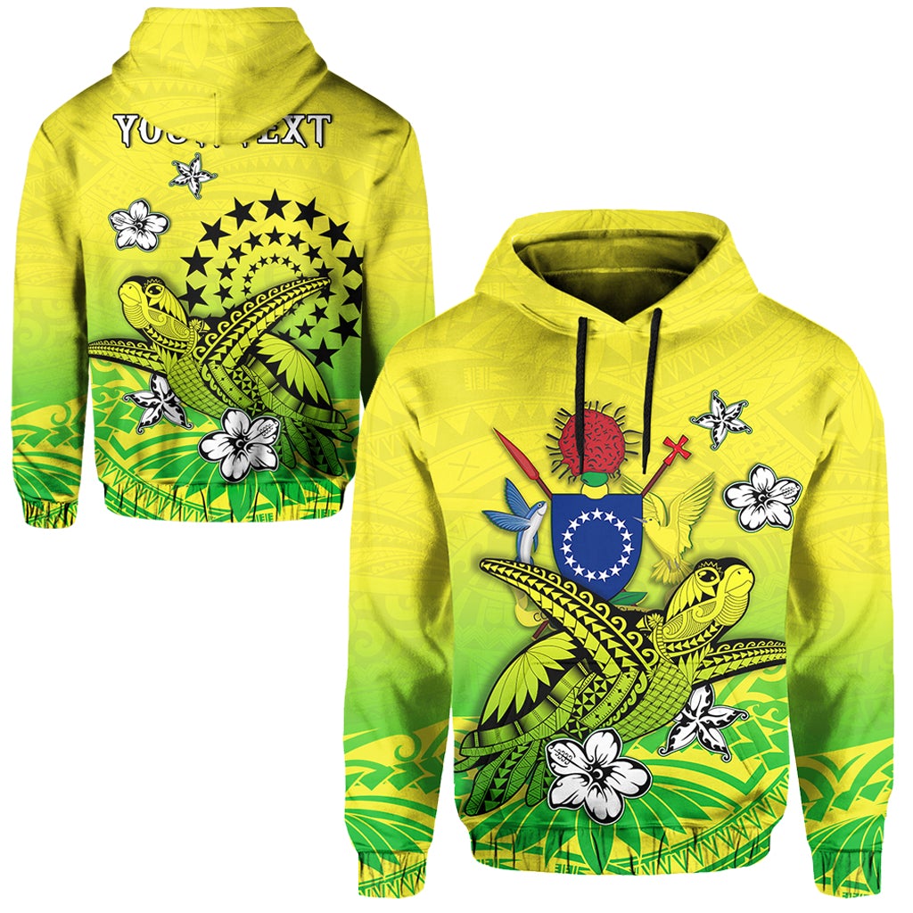 Custom Cook Islands Hoodie Loved Polynesian Turtle LT13 - Wonder Print Shop