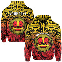 Custom Marquesas Islands Hoodie Mata Tiki Polynesian Pattern LT13 - Wonder Print Shop