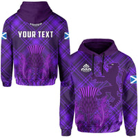 Custom Scotland Hoodie Thistle Scottish Be Unique LT13 - Wonder Print Shop