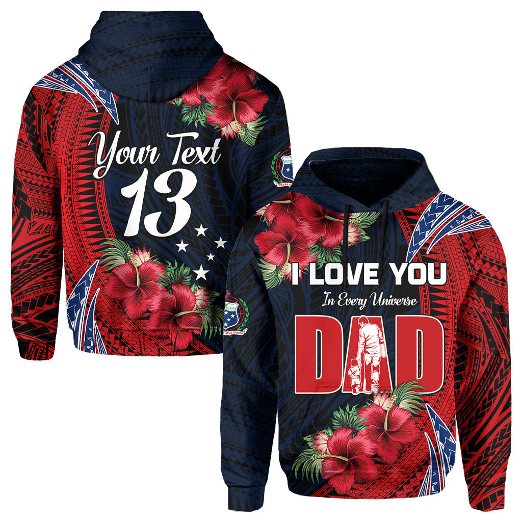Custom Samoa Fathers Day Hoodie Polynesian Best Dad Ever LT13 - Wonder Print Shop