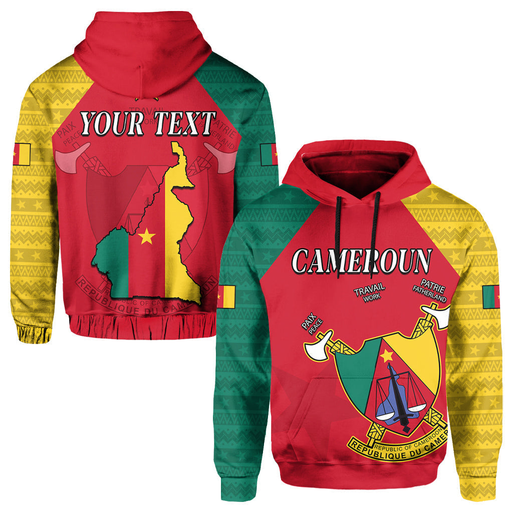 Custom Cameroon Hoodie Independence Day Cameroonians Pattern LT13 - Wonder Print Shop