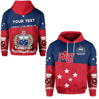 Custom F.A.S.T Samoa Hoodie Polynesian Enthusiasm LT13 - Wonder Print Shop