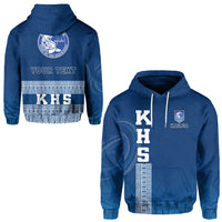 Custom Kailua High School Hoodie KHS Hawaii Pattern LT13 - Wonder Print Shop