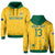 Custom Australia Soccer Hoodie World Cup Football 2022 Socceroos with Kangaroos LT13 - Wonder Print Shop