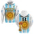Custom Argentina Football Hoodie FIFA 2022 World Cup Champions LT13 - Wonder Print Shop