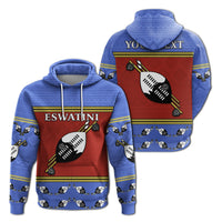 Custom Independent Anniversary Eswatini Hoodie Flag and Shield Swaziland LT13 - Wonder Print Shop
