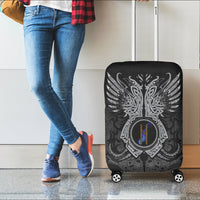 Viking Luggage Cover - Haglaz Rune, Raven Tattoo RLT12 - Wonder Print Shop