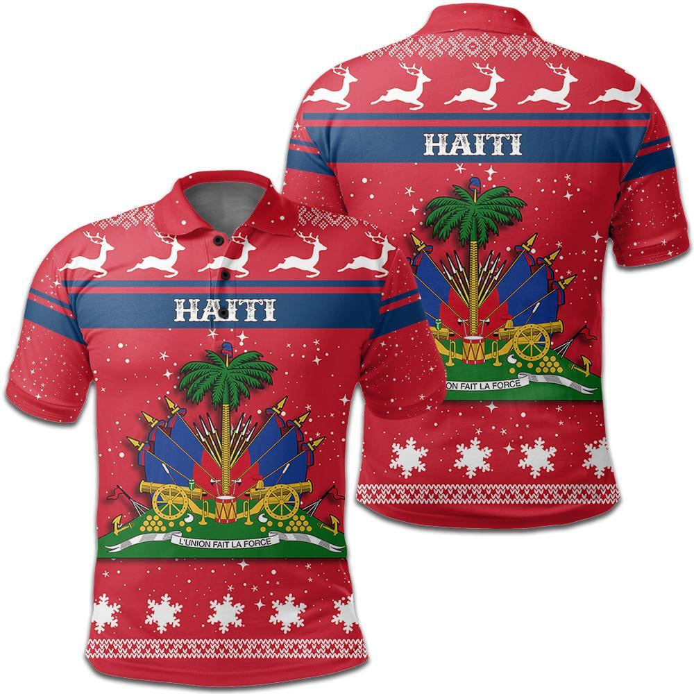 christmas-haiti-coat-of-arms-polo-shirt