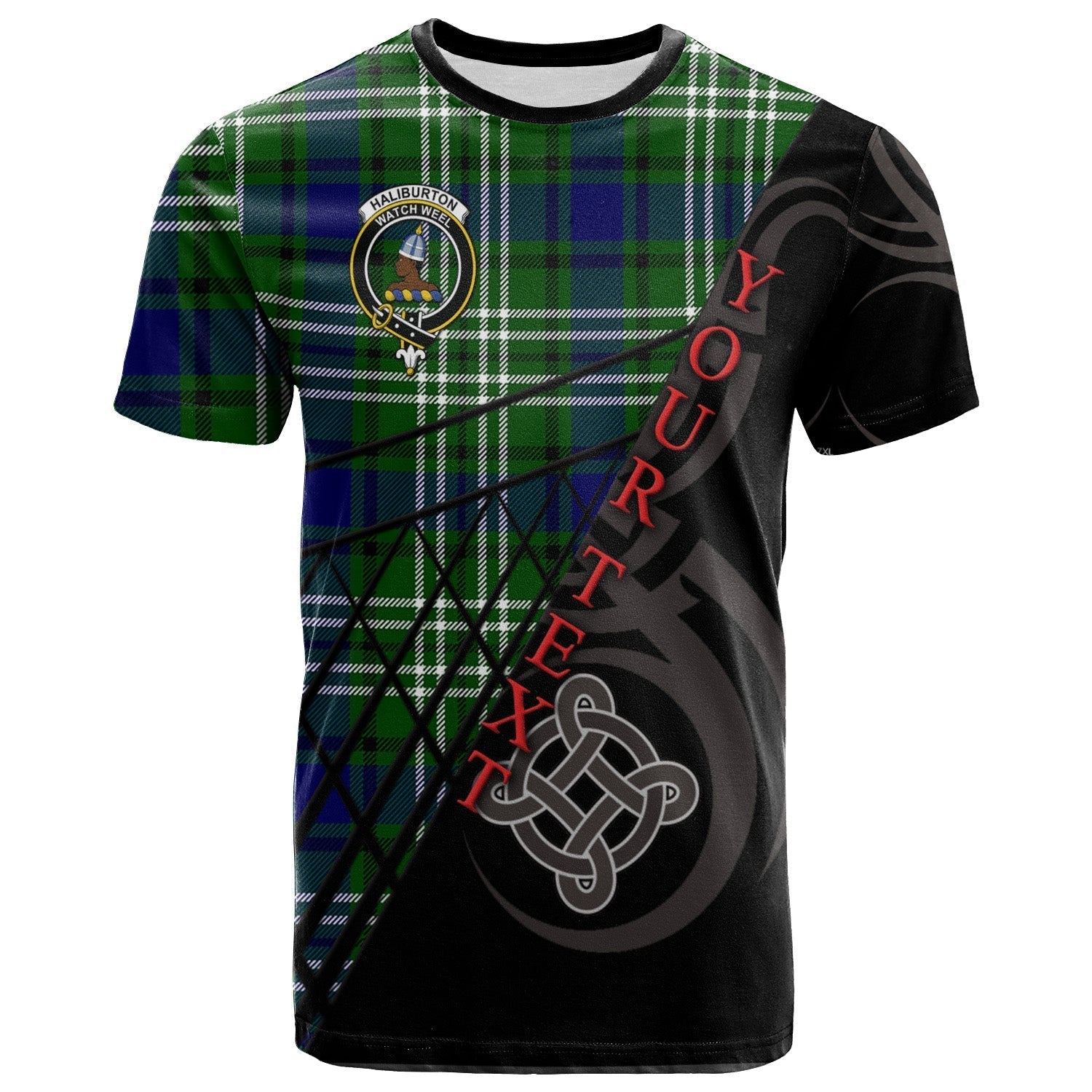 scottish-haliburton-clan-crest-tartan-pattern-celtic-t-shirt