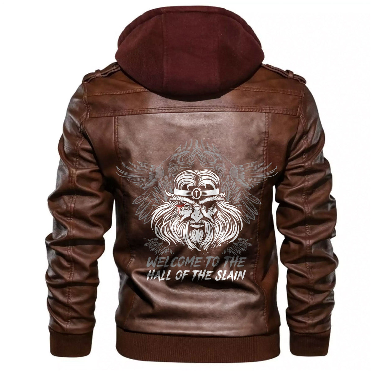 Viking Hall Of Slain Leather Jacket RLT12 - Wonder Print Shop