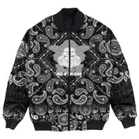 Viking Bomber Jacket Hall Of Slain with Bandana Paisley Style RLT12 - Wonder Print Shop