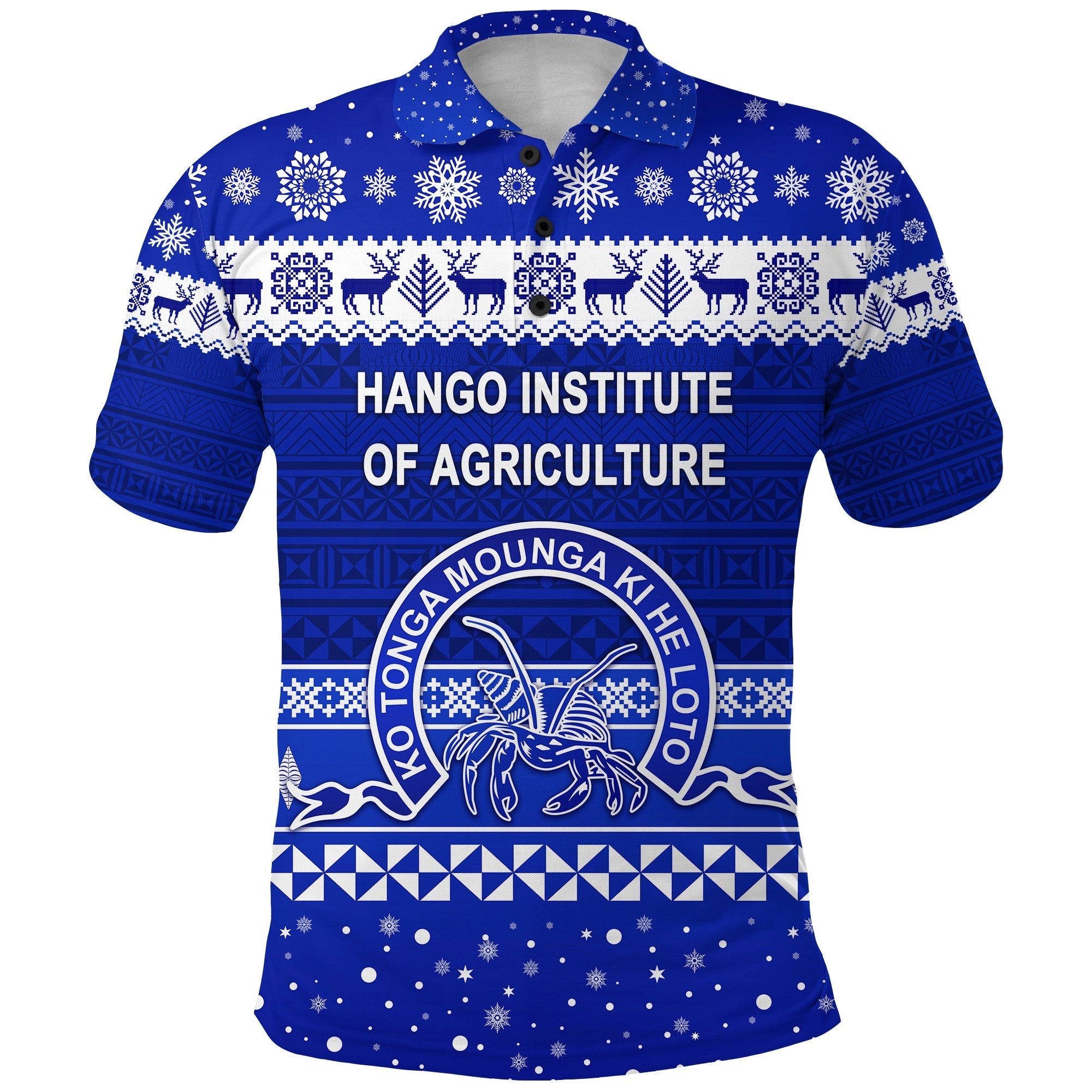 Custom Hango Institute of Agriculture Polo Shirt Christmas Simple Style LT8 - Wonder Print Shop