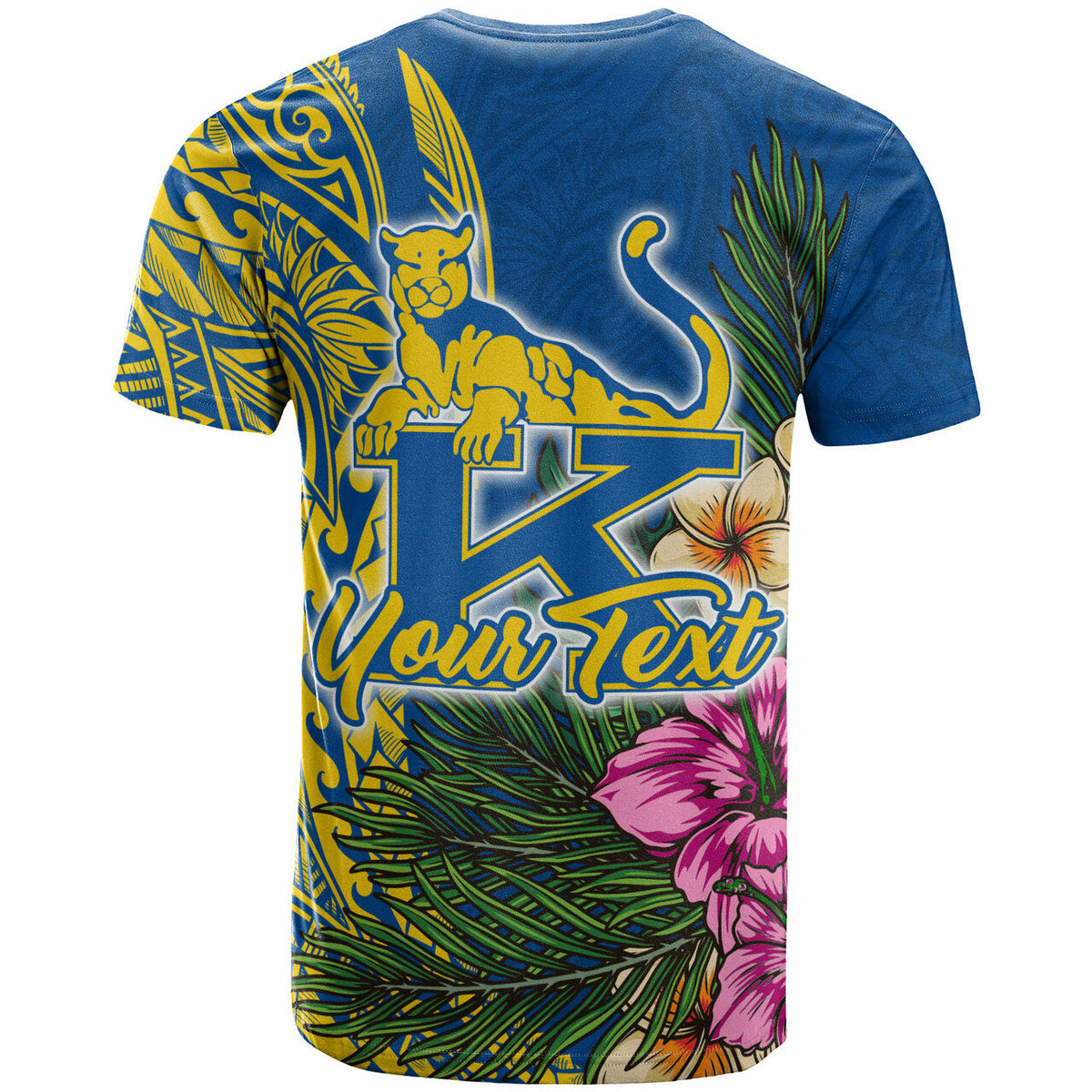 Custom Hawaii T Shirt Henry J. Kaiser High School Hawaiian Flowers Wing Patterns LT10 - Wonder Print Shop