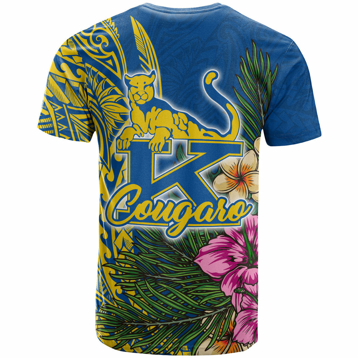 Custom Hawaii T Shirt Henry J. Kaiser High School Hawaiian Flowers Wing Patterns LT10 - Wonder Print Shop