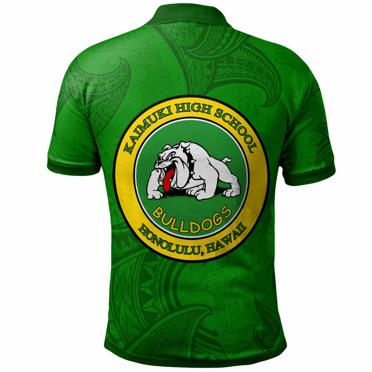 Custom Hawaii Polo Shirt Kaimuki High School Logo LT10 - Wonder Print Shop