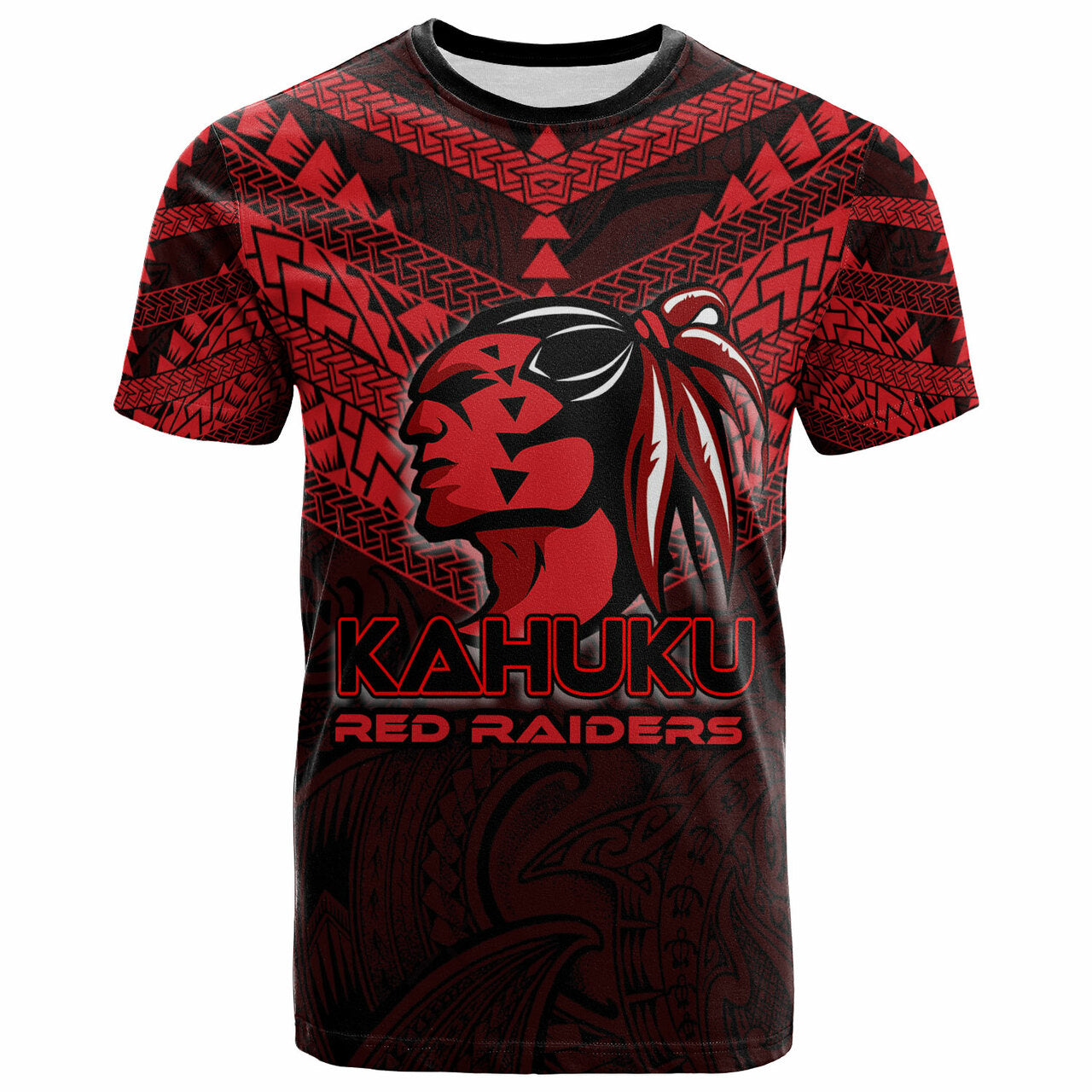 Custom Hawaii T Shirt Kahuku High and intermediate School Logo LT10 - Wonder Print Shop