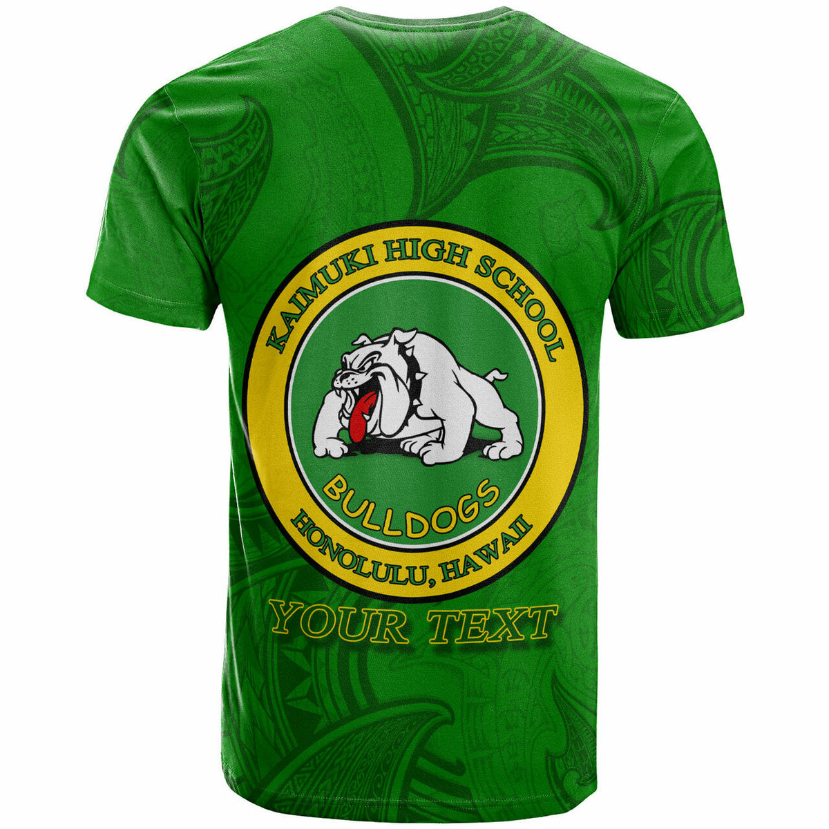 Custom Hawaii T Shirt Kaimuki High School Logo LT10 - Wonder Print Shop