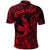 Custom Hawaii Shark Angry Polynesian Polo Shirt Unique Style Red LT8 - Wonder Print Shop