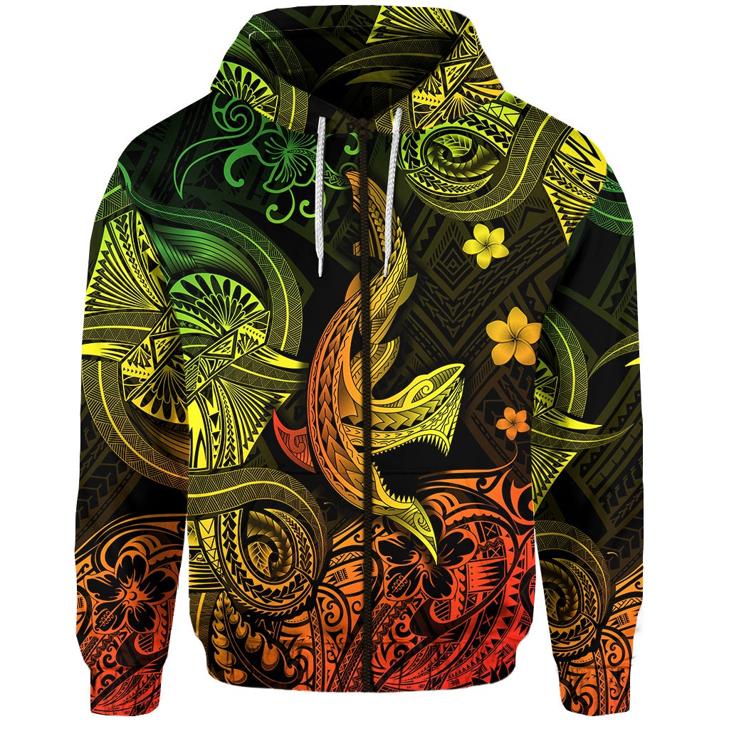 custom-personalised-hawaii-angry-shark-polynesian-zip-hoodie-unique-style-reggae
