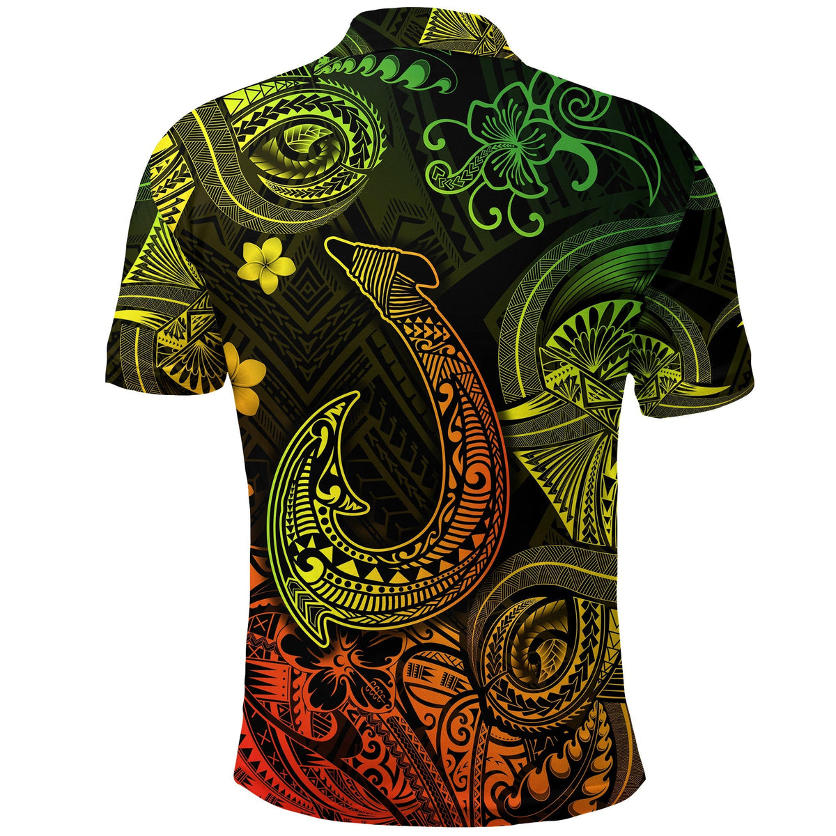 Hawaii Fish Hook Polynesian Polo Shirt Unique Style Reggae LT8 - Wonder Print Shop