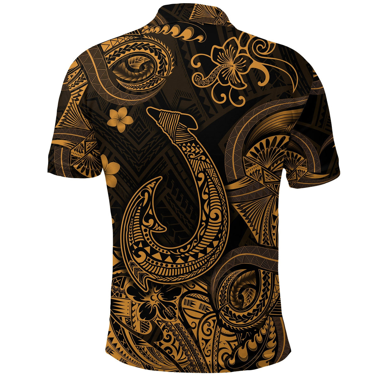 Hawaii Fish Hook Polynesian Polo Shirt Unique Style Gold LT8 - Wonder Print Shop