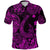 Custom Hawaii Fish Hook Polynesian Polo Shirt Unique Style Pink LT8 - Wonder Print Shop