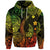 Custom Hawaii Fish Hook Polynesian Zip Hoodie Unique Style Reggae LT8 - Wonder Print Shop