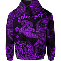 Custom Hawaii Hammer Shark Polynesian Hoodie Unique Style Purple LT8 - Wonder Print Shop