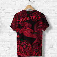 Custom Hawaii Hammer Shark Polynesian T Shirt Unique Style Red LT8 - Wonder Print Shop