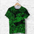 Custom Hawaii Hammer Shark Polynesian T Shirt Unique Style Green LT8 - Wonder Print Shop
