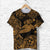Custom Hawaii Hammer Shark Polynesian T Shirt Unique Style Gold LT8 - Wonder Print Shop