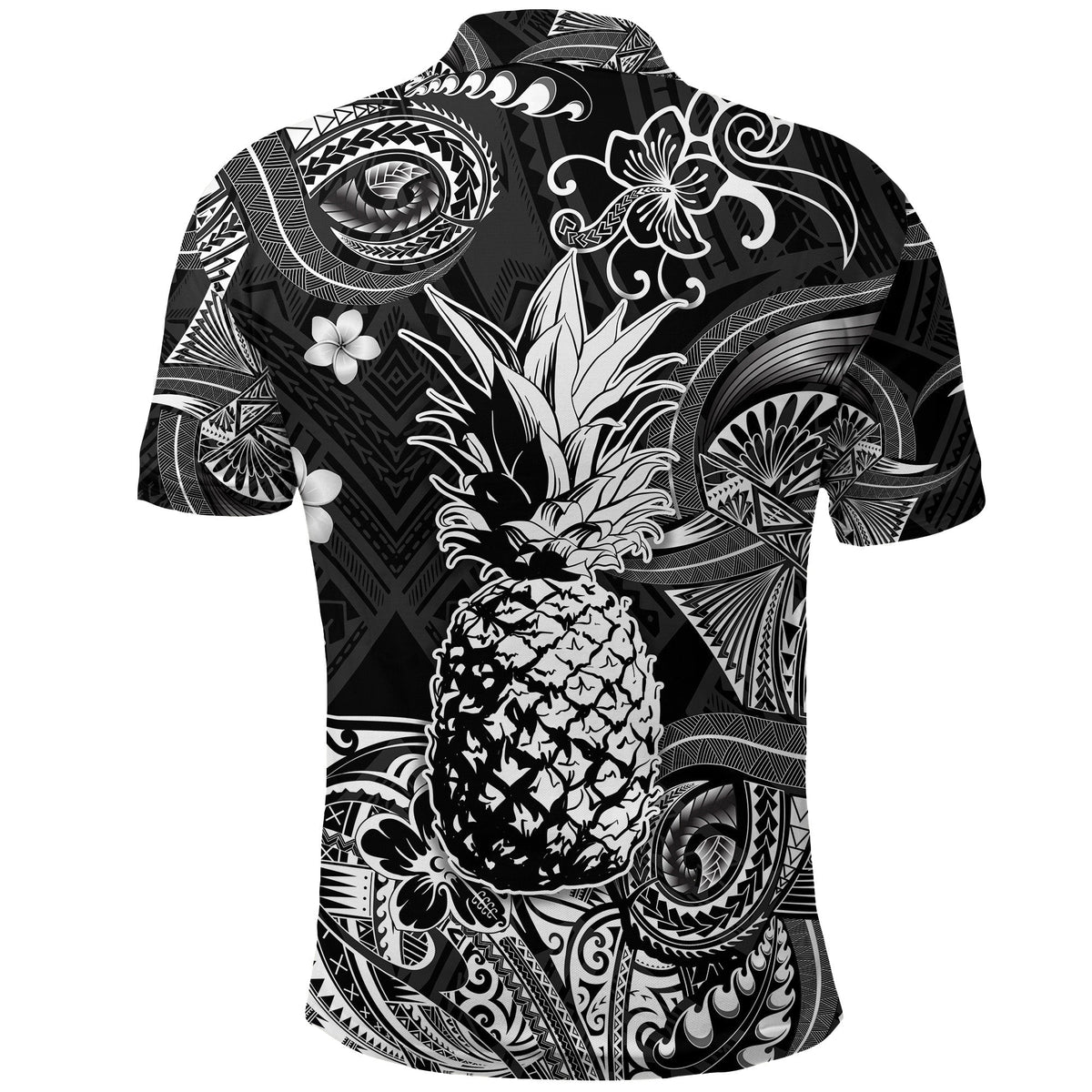 Hawaii Pineapple Polynesian Polo Shirt Unique Style Black LT8 - Wonder Print Shop